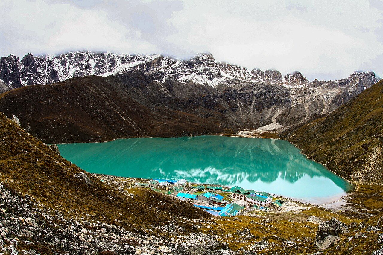 Gokyo Lake and village