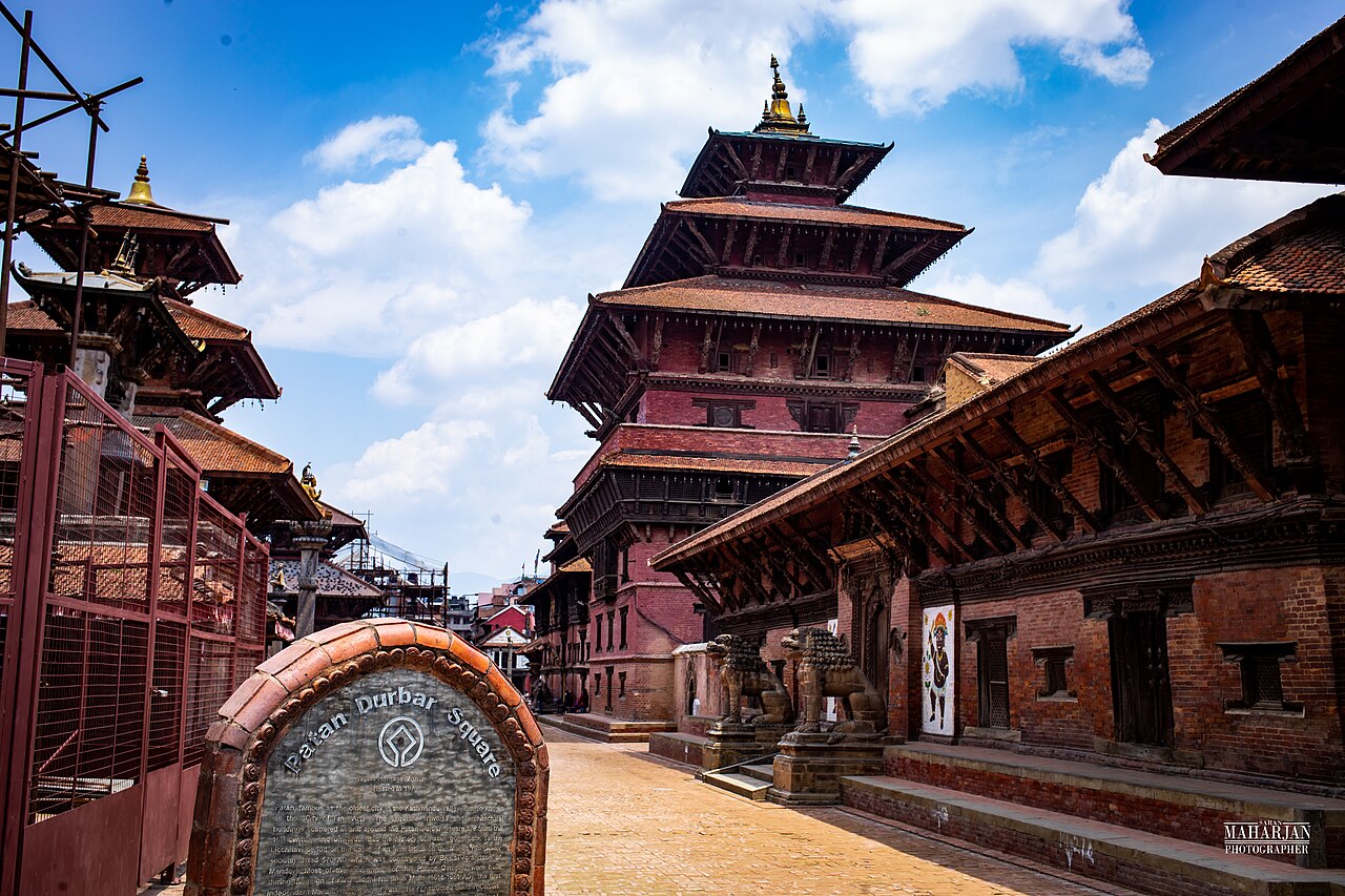 The pagodas of Patan Durbar Square