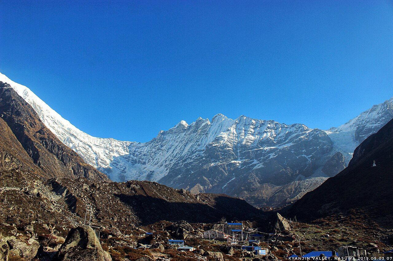The upper Langtang valley around Kyanjin Gompa